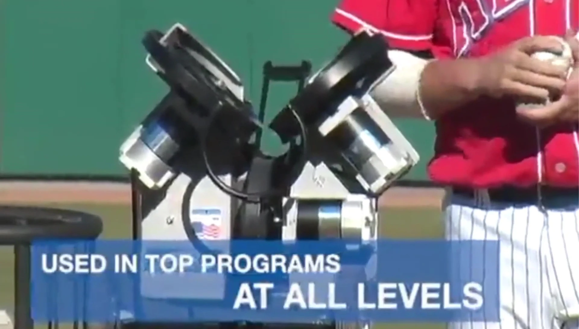 Summary shot of various pitching machines, highlighting key features