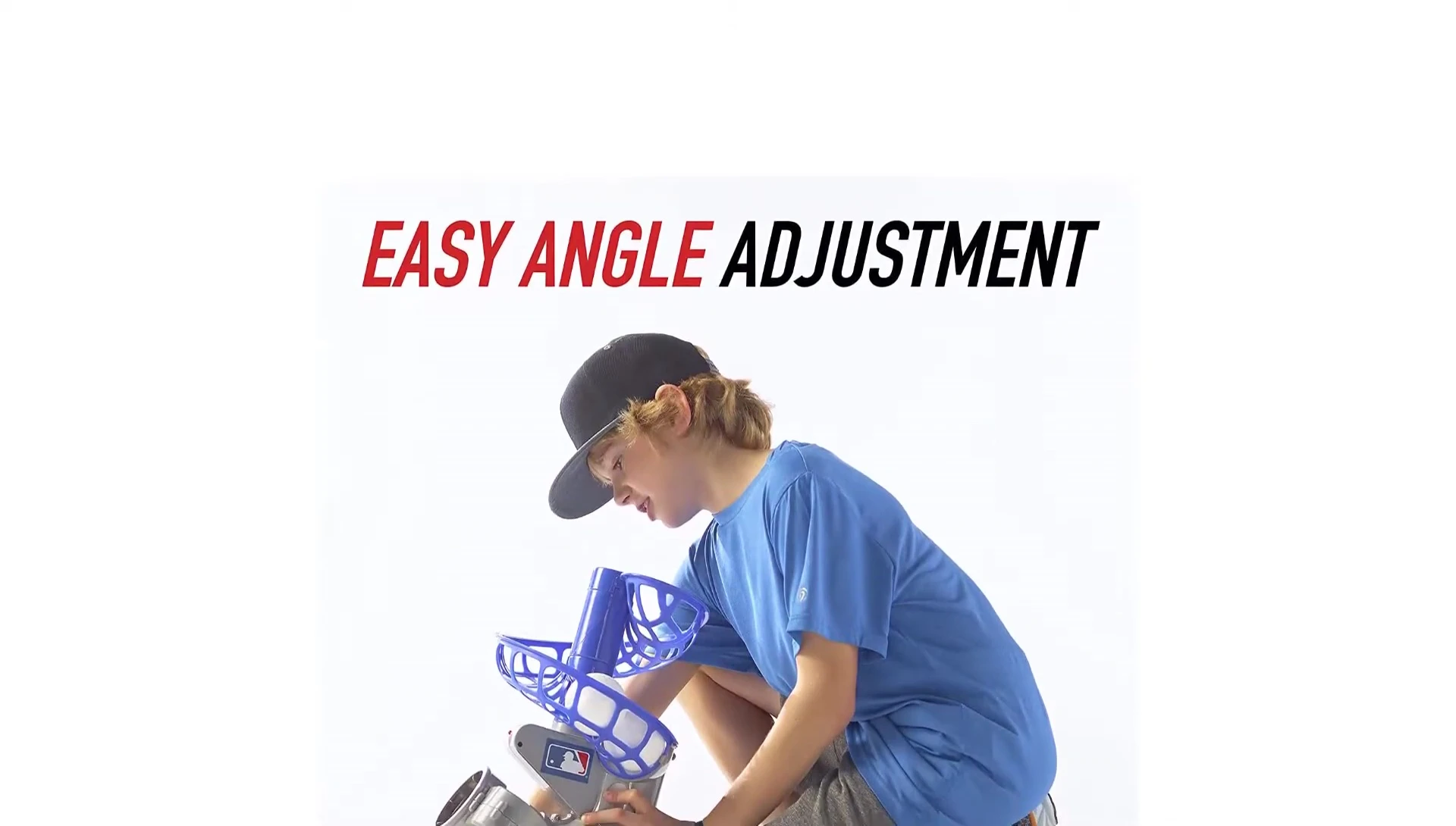 Person easily adjusting the settings on the machine