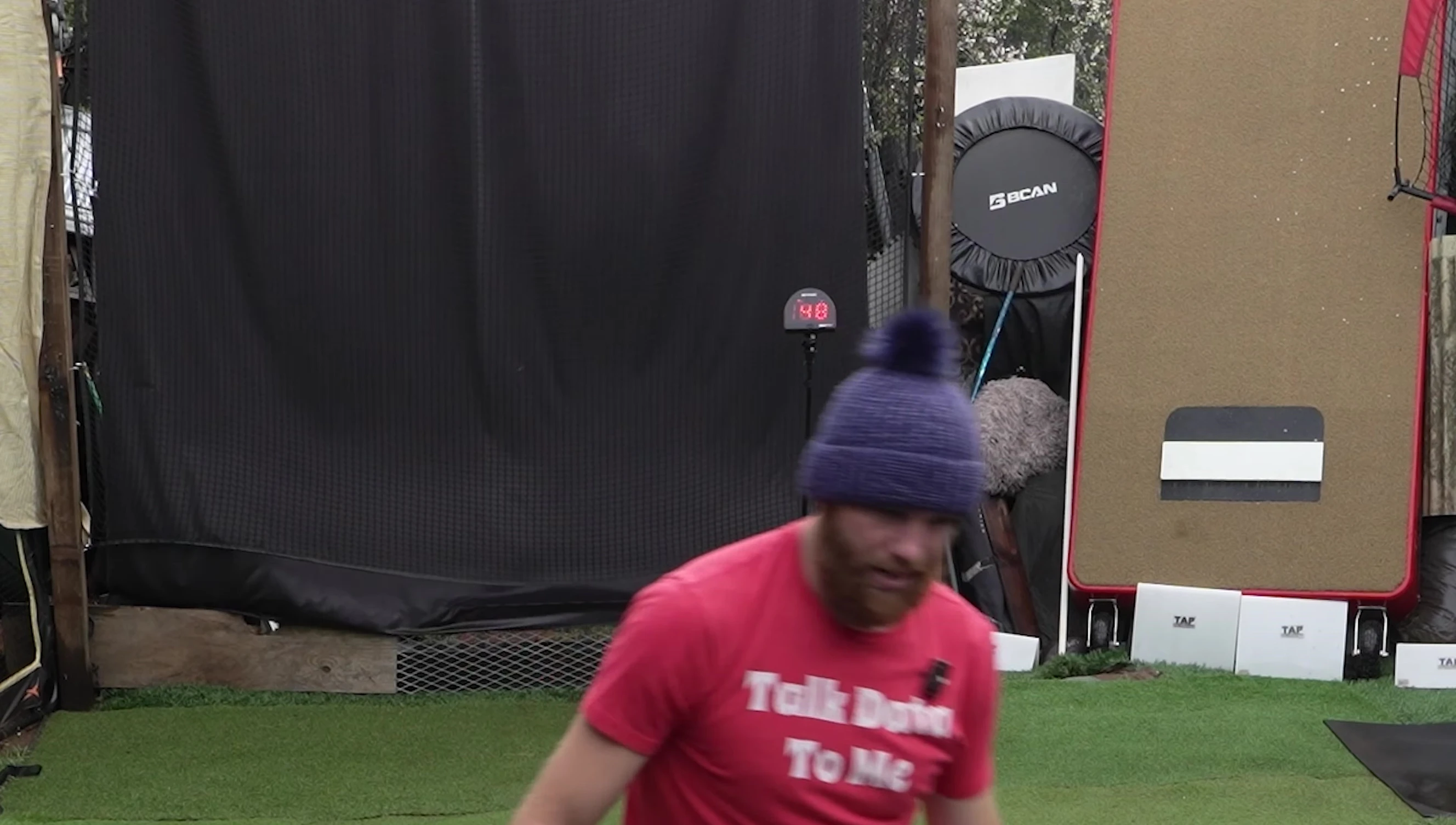 NetPlayz showing a reading from a closer throw