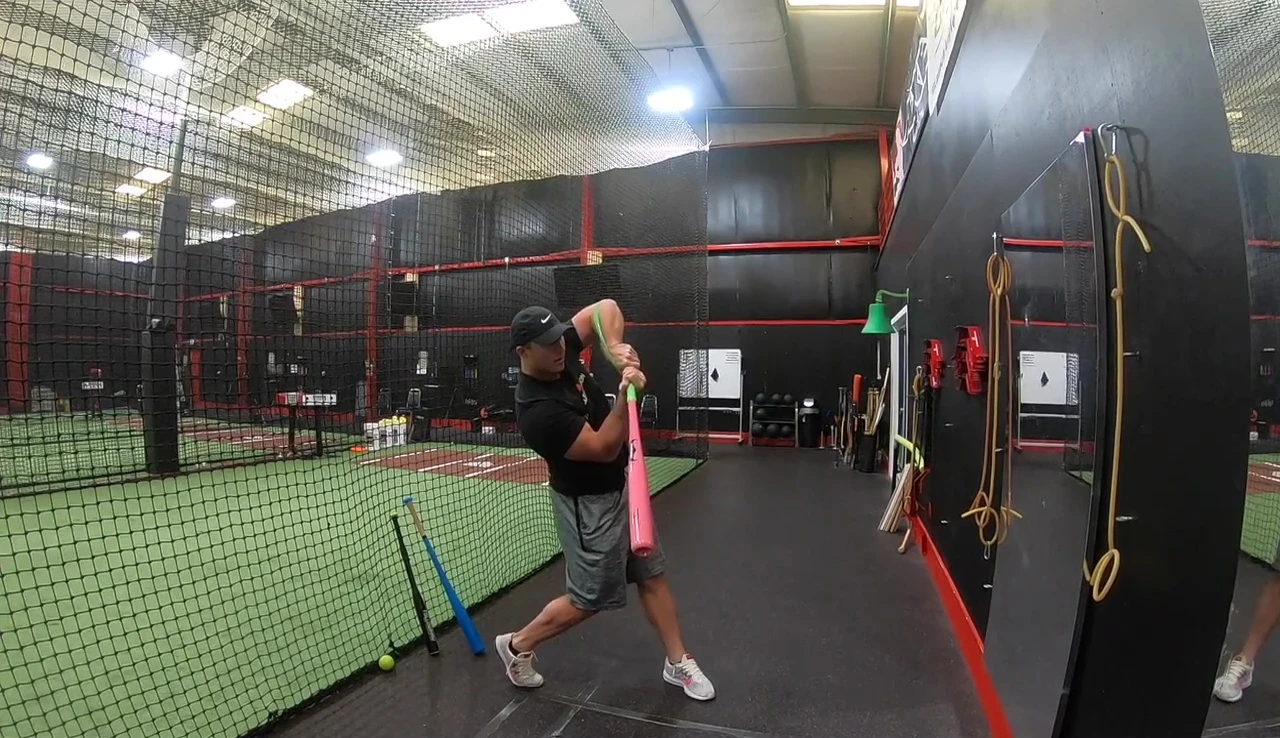 Focus on the angles created during the swing.