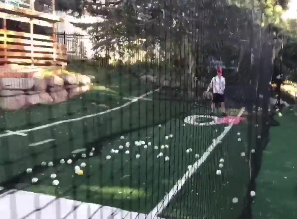 A situation where Pocket Radar might miss a hit.