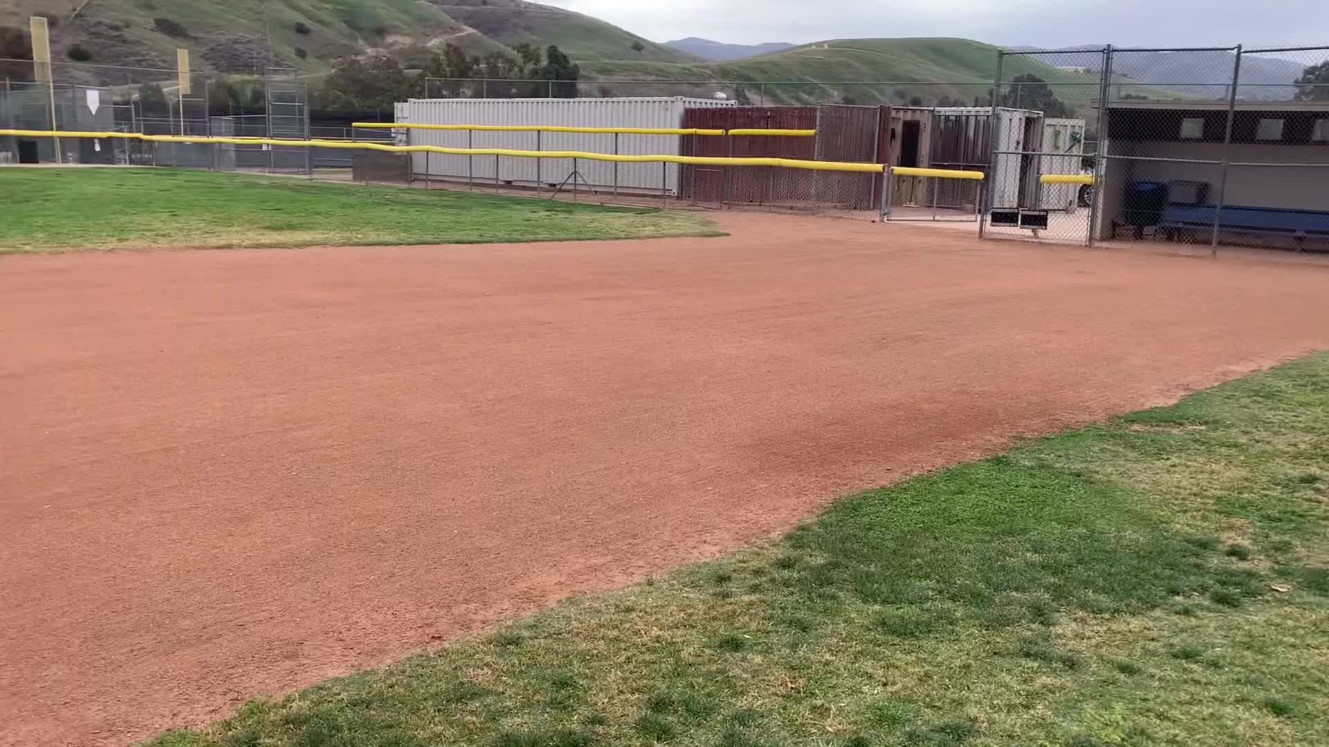 Initial view of the seemingly playable field