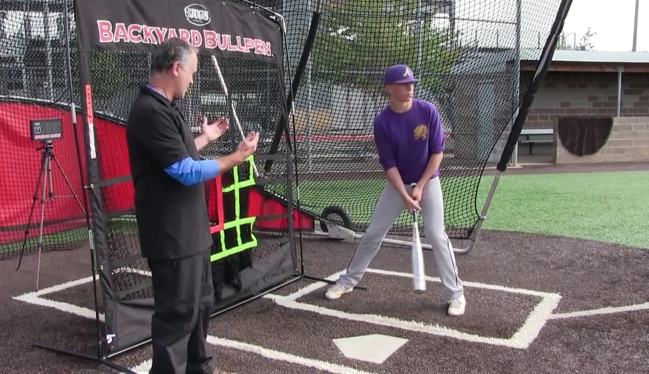Batter demonstrating a balanced, square stance