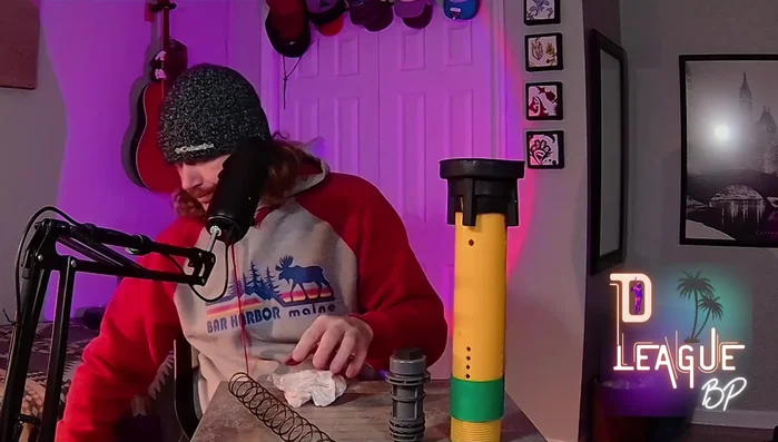 Remove the old spring.