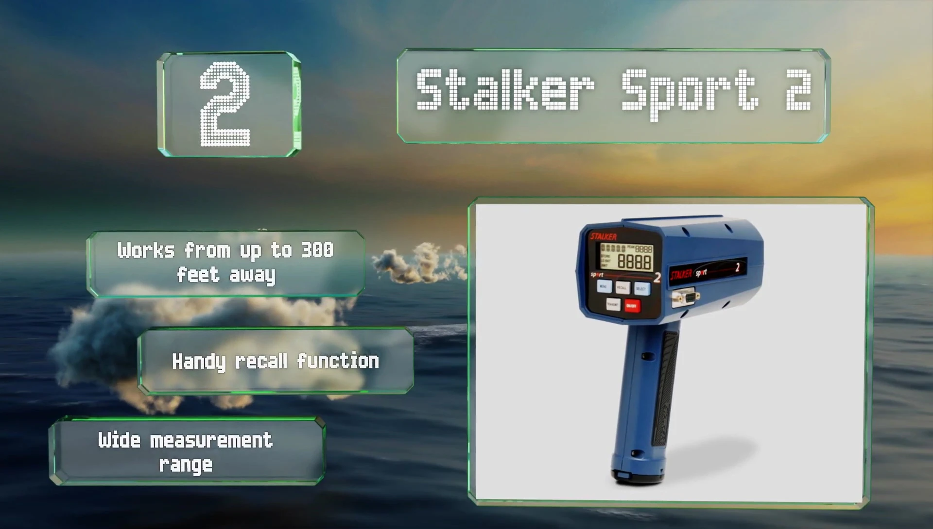 Stalker Sport 2 showcasing its long battery life
