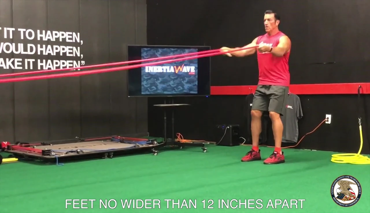 User demonstrating the advanced one-handed Crossfire