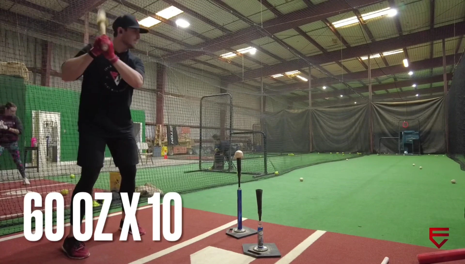 Vic Ferrante showing the correct batting stance