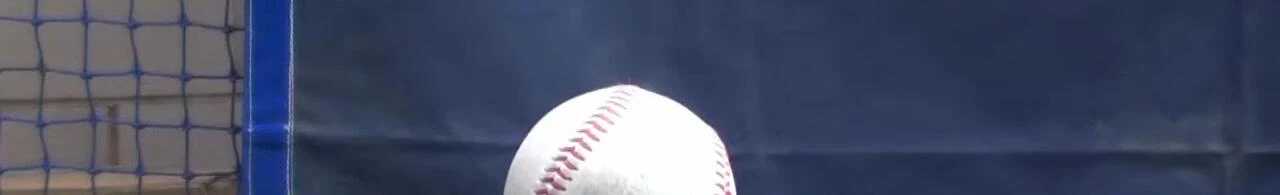 Baseball placed on the XPFT7 tee.