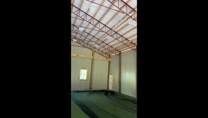 Hook the corners and attach each roller to the cable.