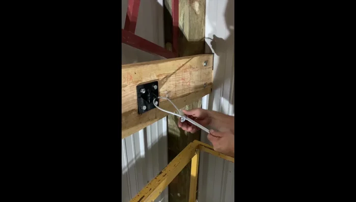 Ensure all slack is removed from the cable before clamping to allow for adjustments with the turnbuckle.