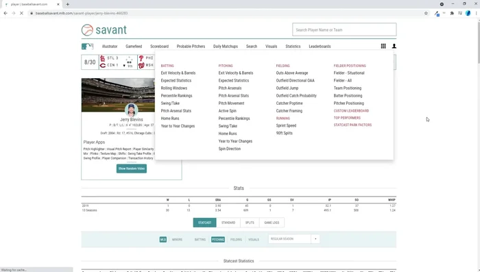 Utilize Baseball Savant to identify a pitcher's typical pitches beforehand.