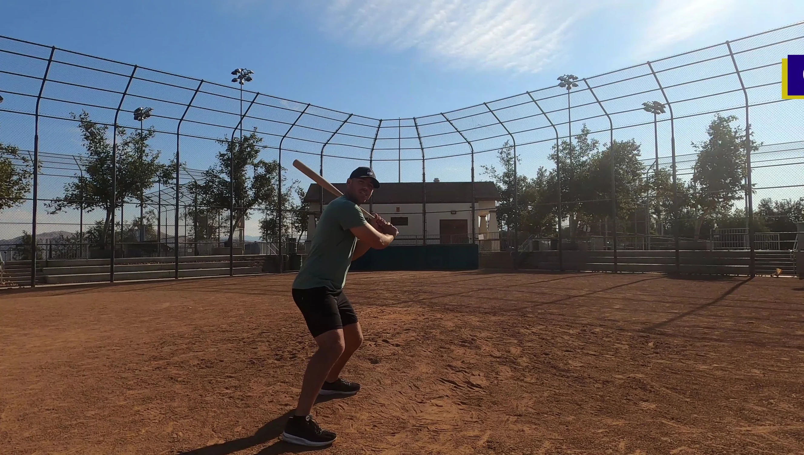 A demonstration of the correct technique for throwing the bat